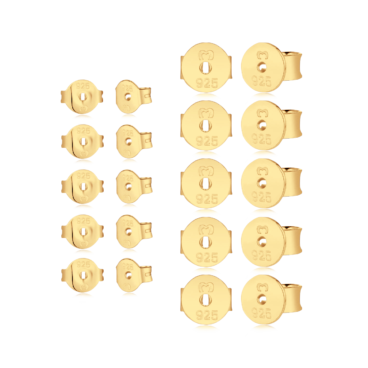 Fermoir des Boucles d'oreilles - Écrou