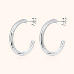 Boucles "Demi-anneau Lisse" - LaMaisonDesBijoux