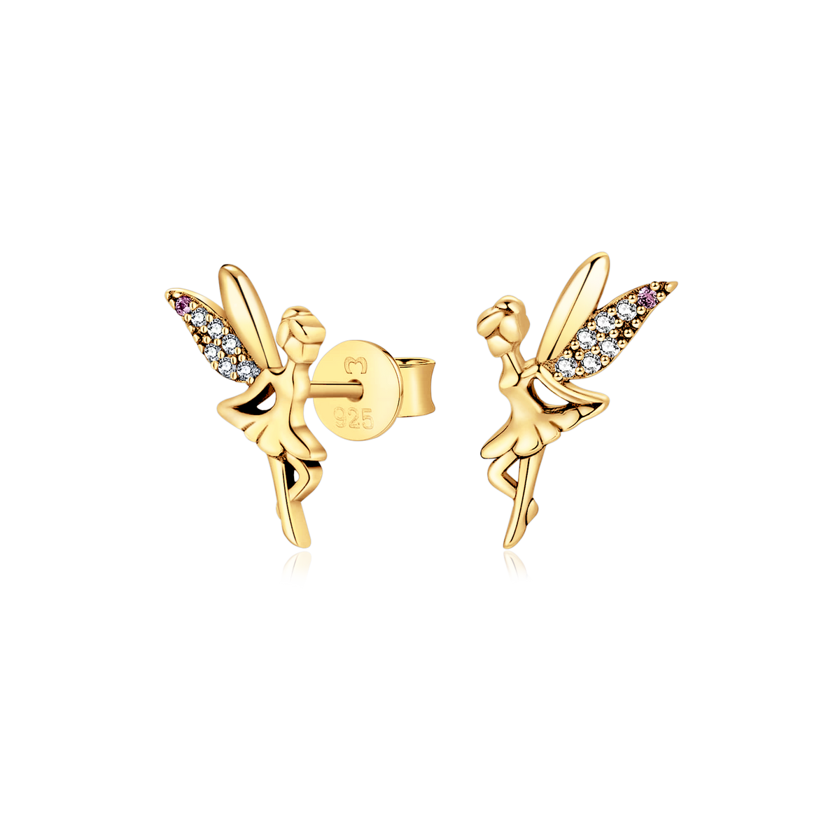 Boucles d'oreilles Fée Clochette - LaMaisonDesBijoux