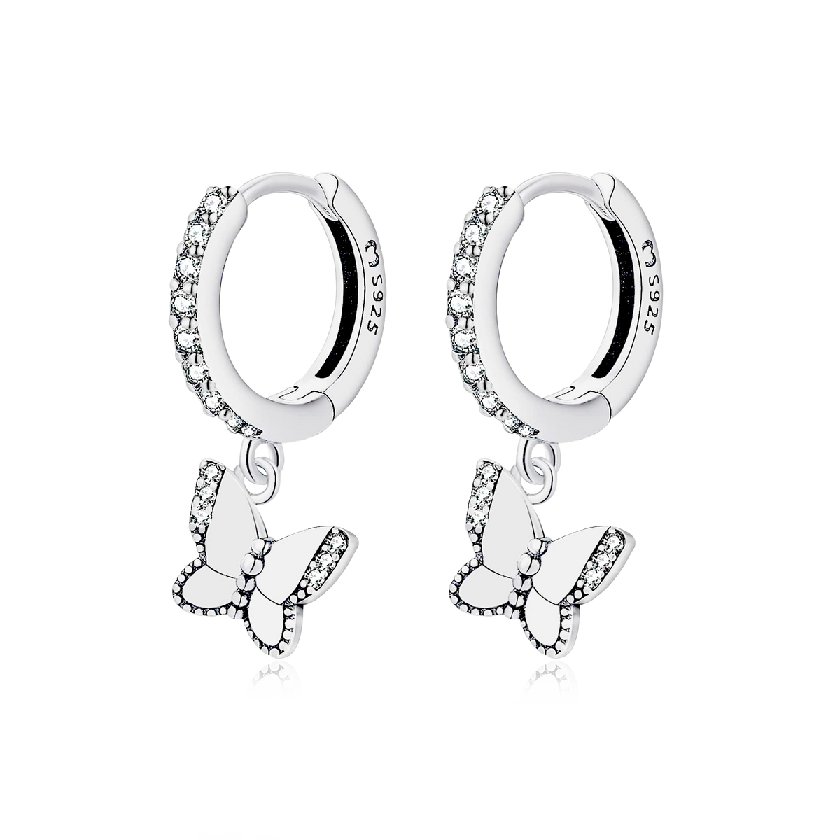 Boucles d'oreilles Papillon Illuminé - LaMaisonDesBijoux