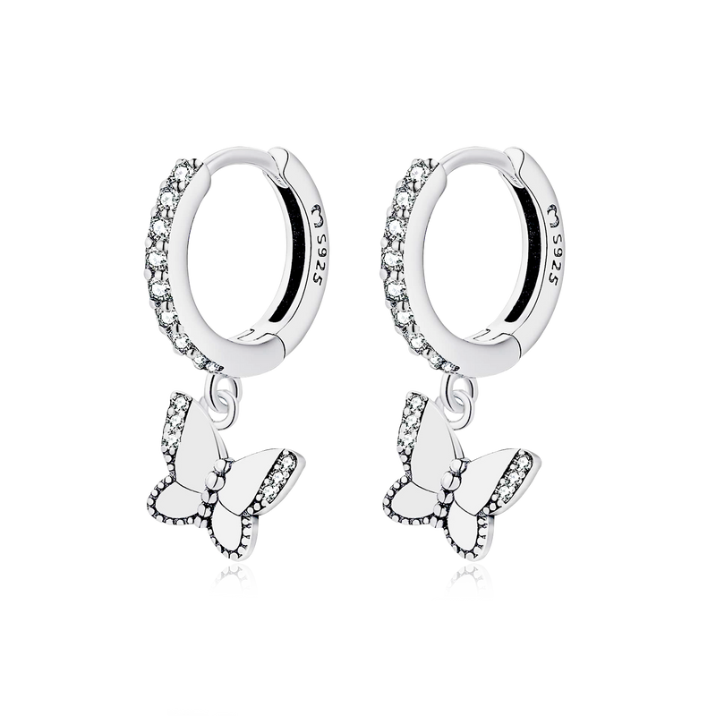 Boucles d'oreilles Papillon Illuminé - LaMaisonDesBijoux