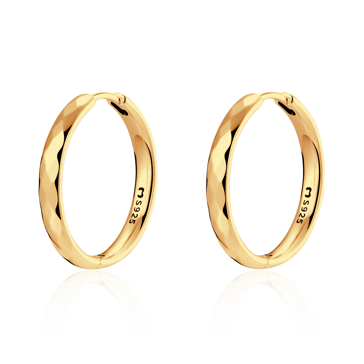 Boucles d'oreilles Anneaux Tétra - LaMaisonDesBijoux