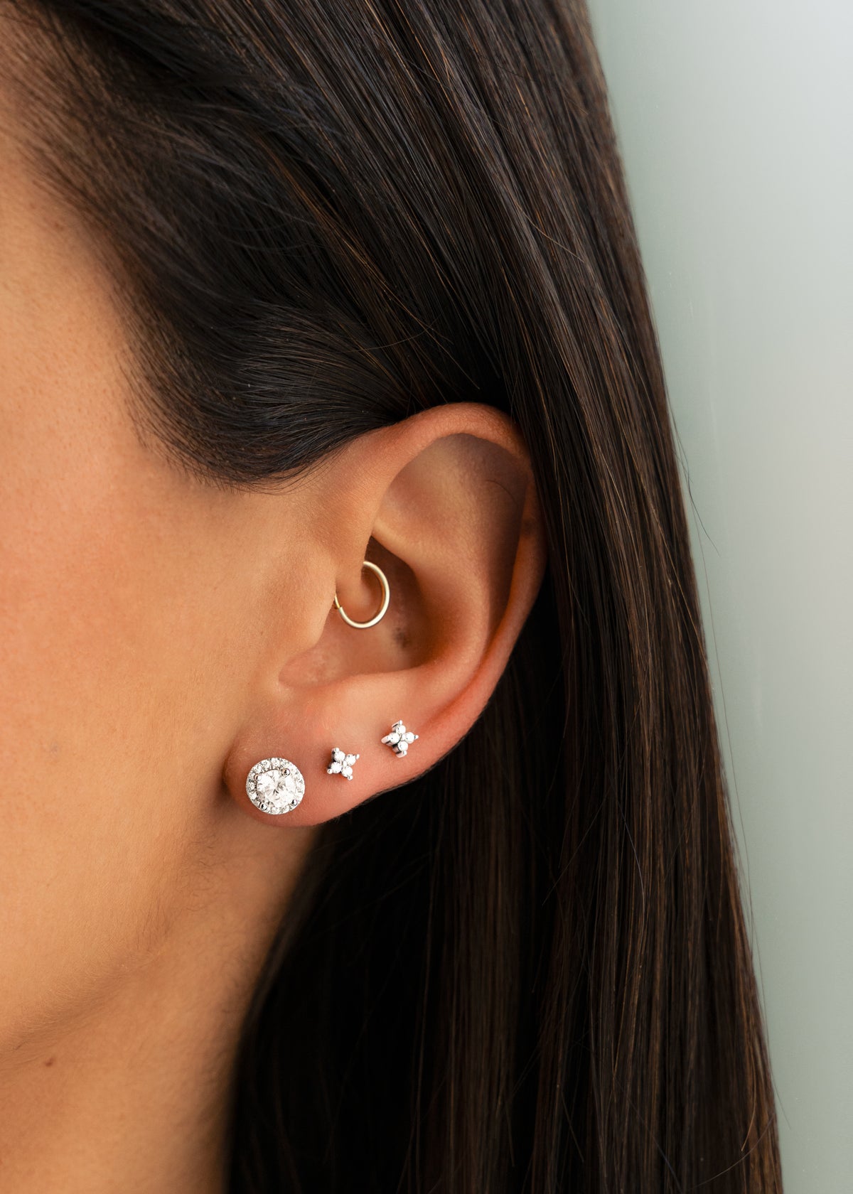 Boucles d'oreilles Mini Fleur de Cristal - LaMaisonDesBijoux