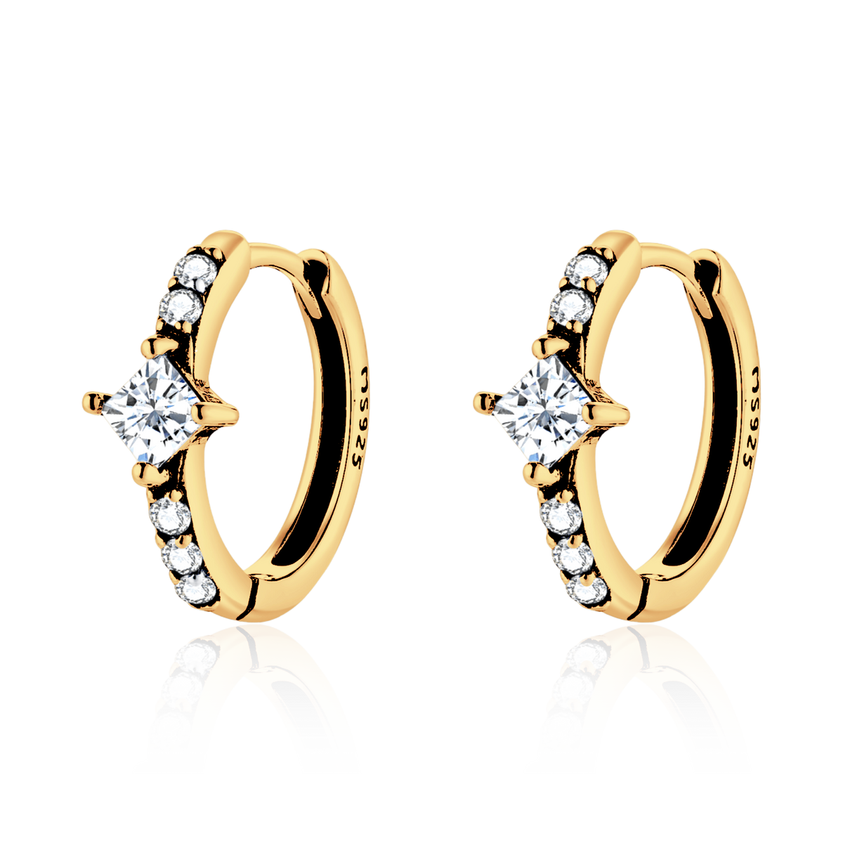 Boucles d'oreilles Éclat Neigeux - LaMaisonDesBijoux