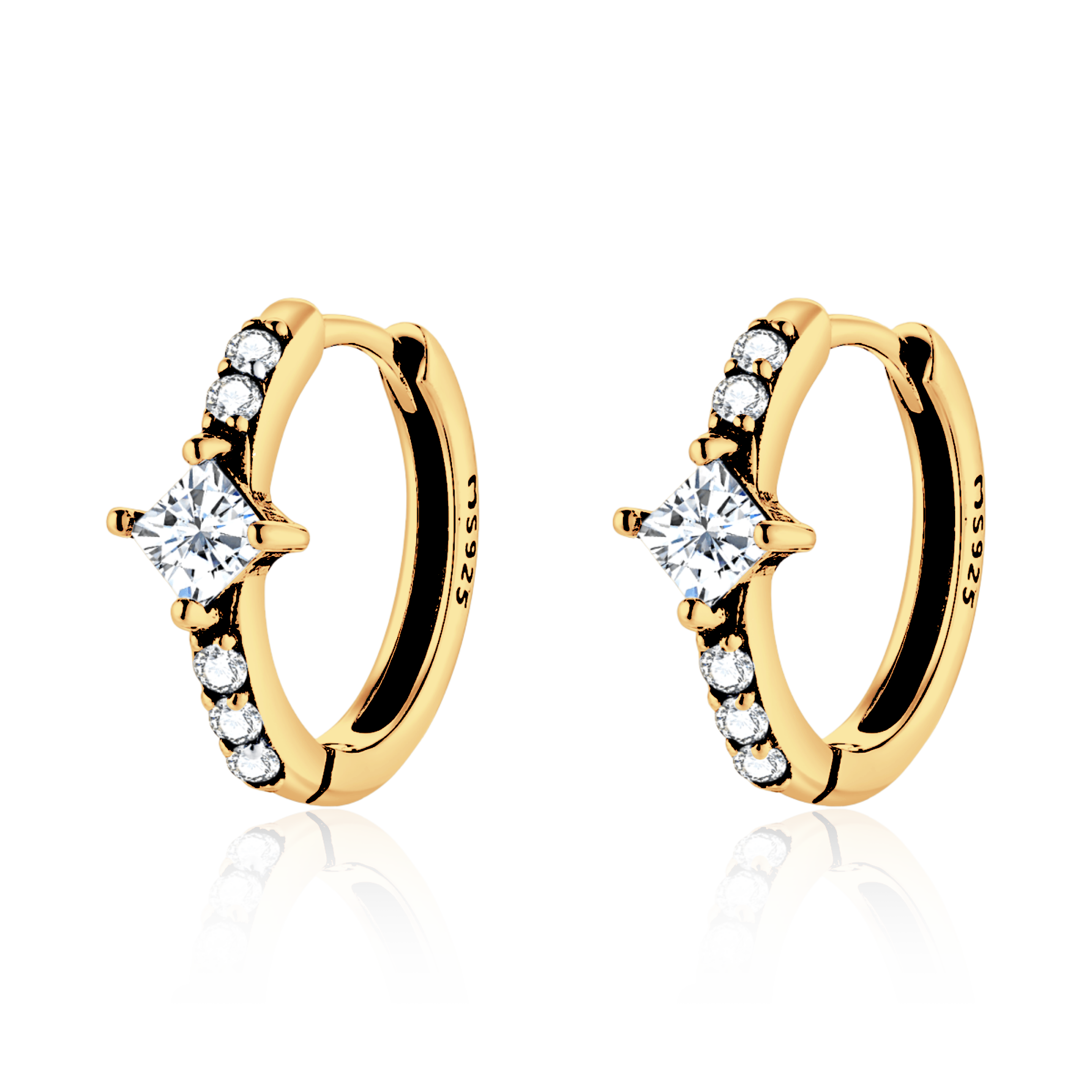 Boucles d'oreilles Éclat Neigeux