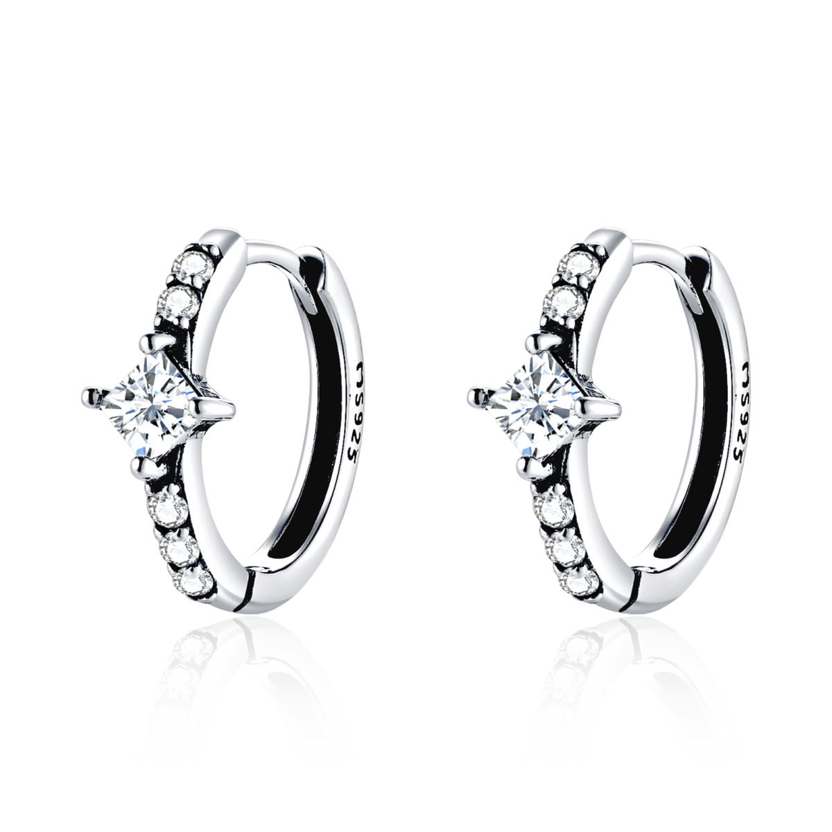 Boucles d'oreilles Éclat Neigeux - LaMaisonDesBijoux