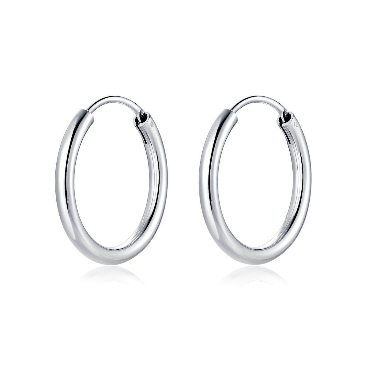 Boucles d'oreilles Rond Argent - LaMaisonDesBijoux