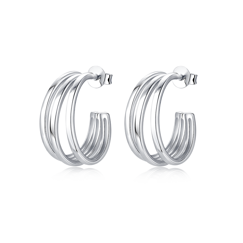 Boucles d'oreilles Demi-anneau Sahara - LaMaisonDesBijoux