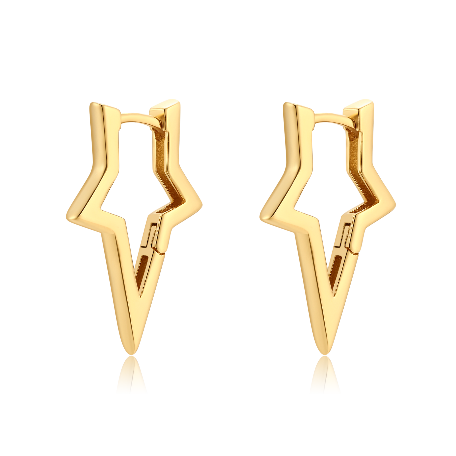 Boucles d'oreilles Étoile Capella