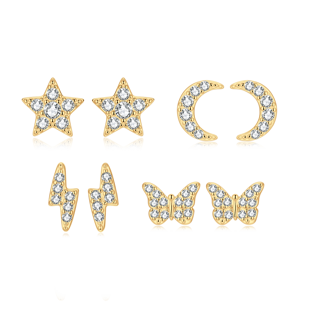 Mini Boucles d'oreilles Mystique - LaMaisonDesBijoux