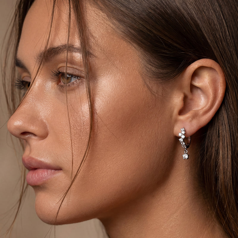 Boucles d'oreilles Anneaux Adamantin