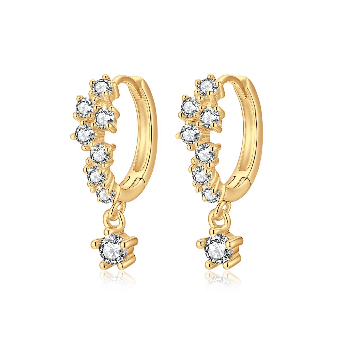 Boucles d'oreilles Anneaux Adamantin - LaMaisonDesBijoux