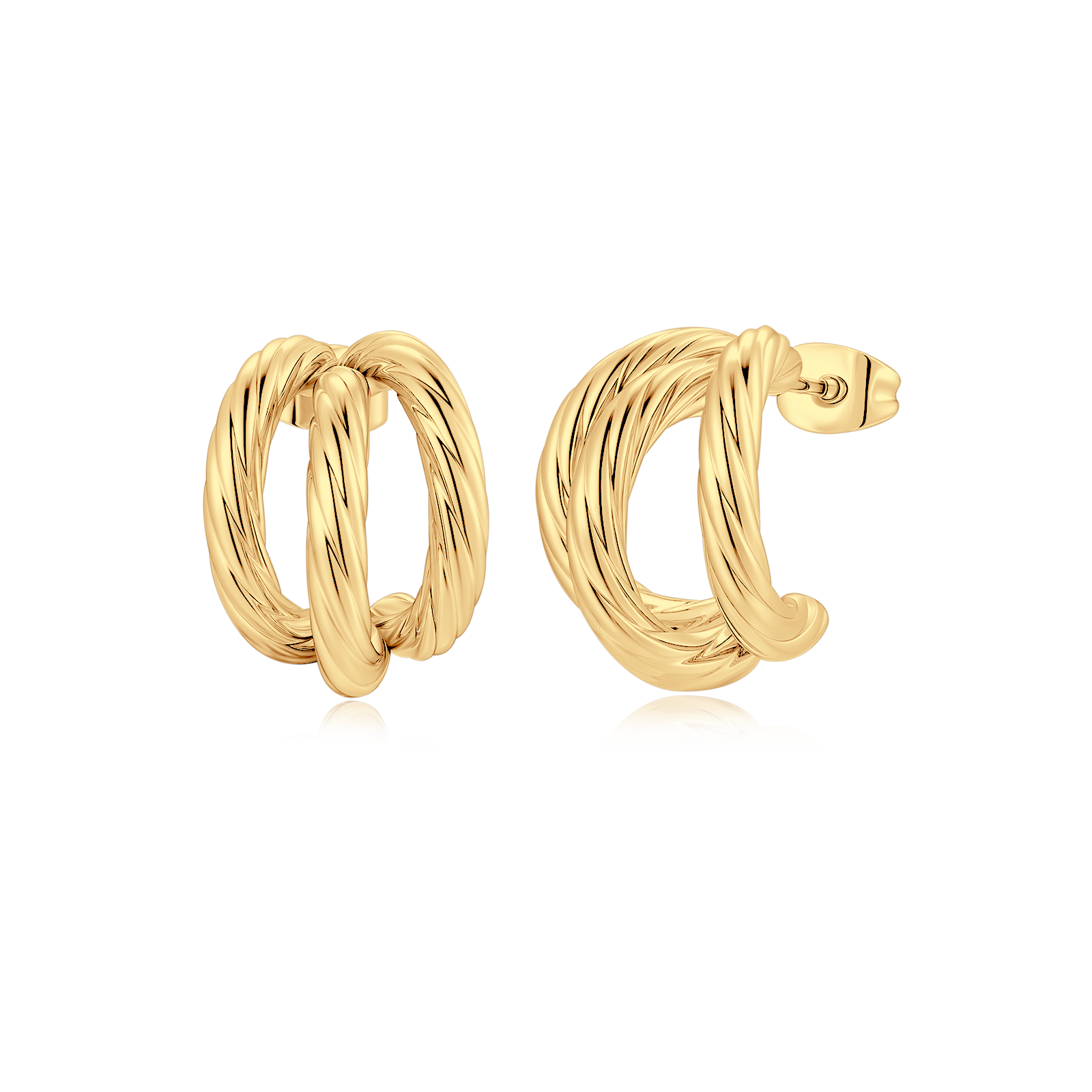 Boucles d'oreilles Demi-anneau Triage - LaMaisonDesBijoux