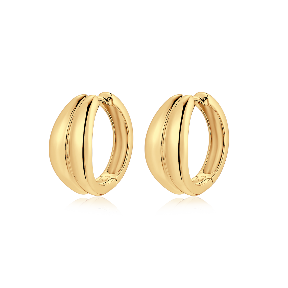 Boucles d'oreilles Anneaux Couple - LaMaisonDesBijoux