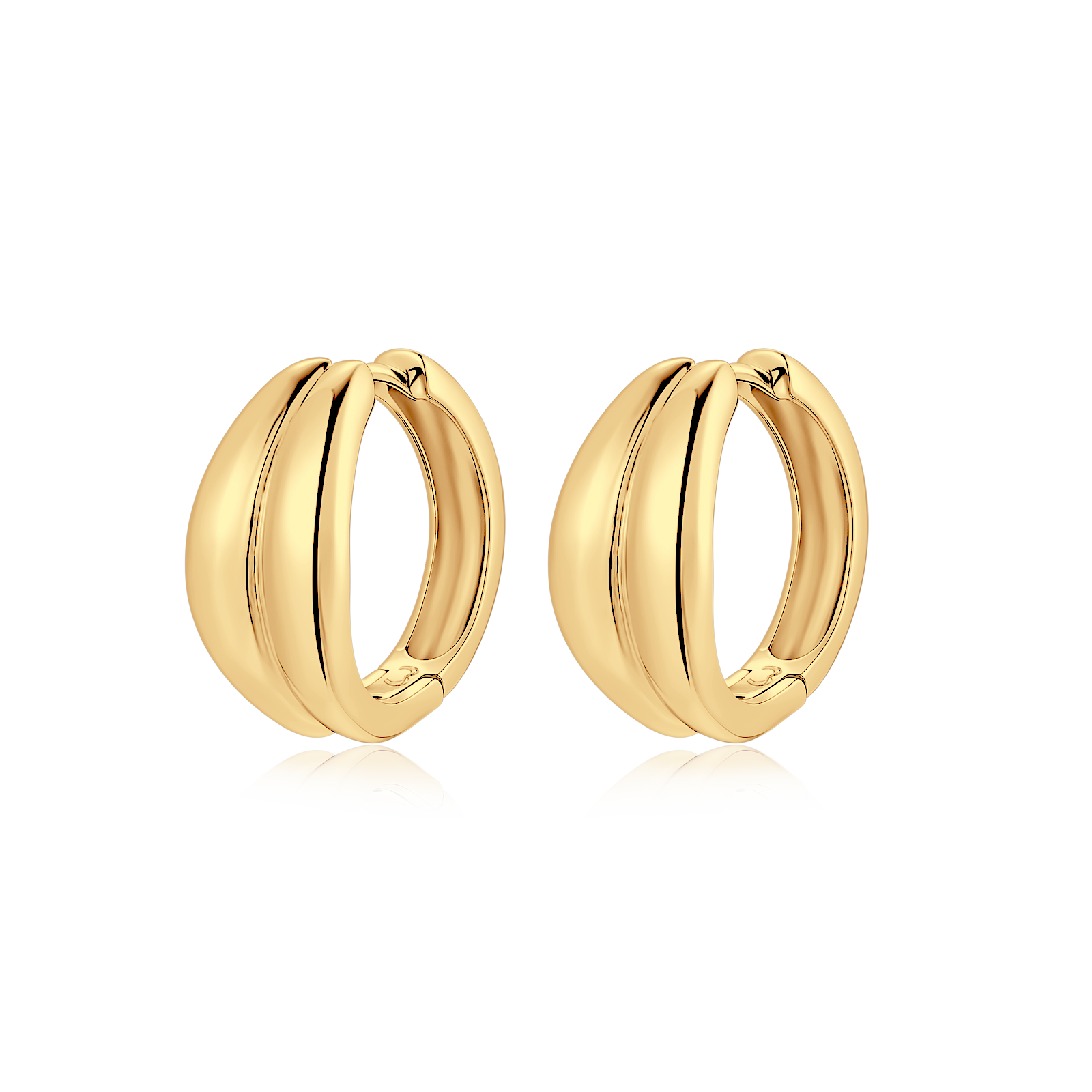 Boucles d'oreilles Anneaux Couple - LaMaisonDesBijoux