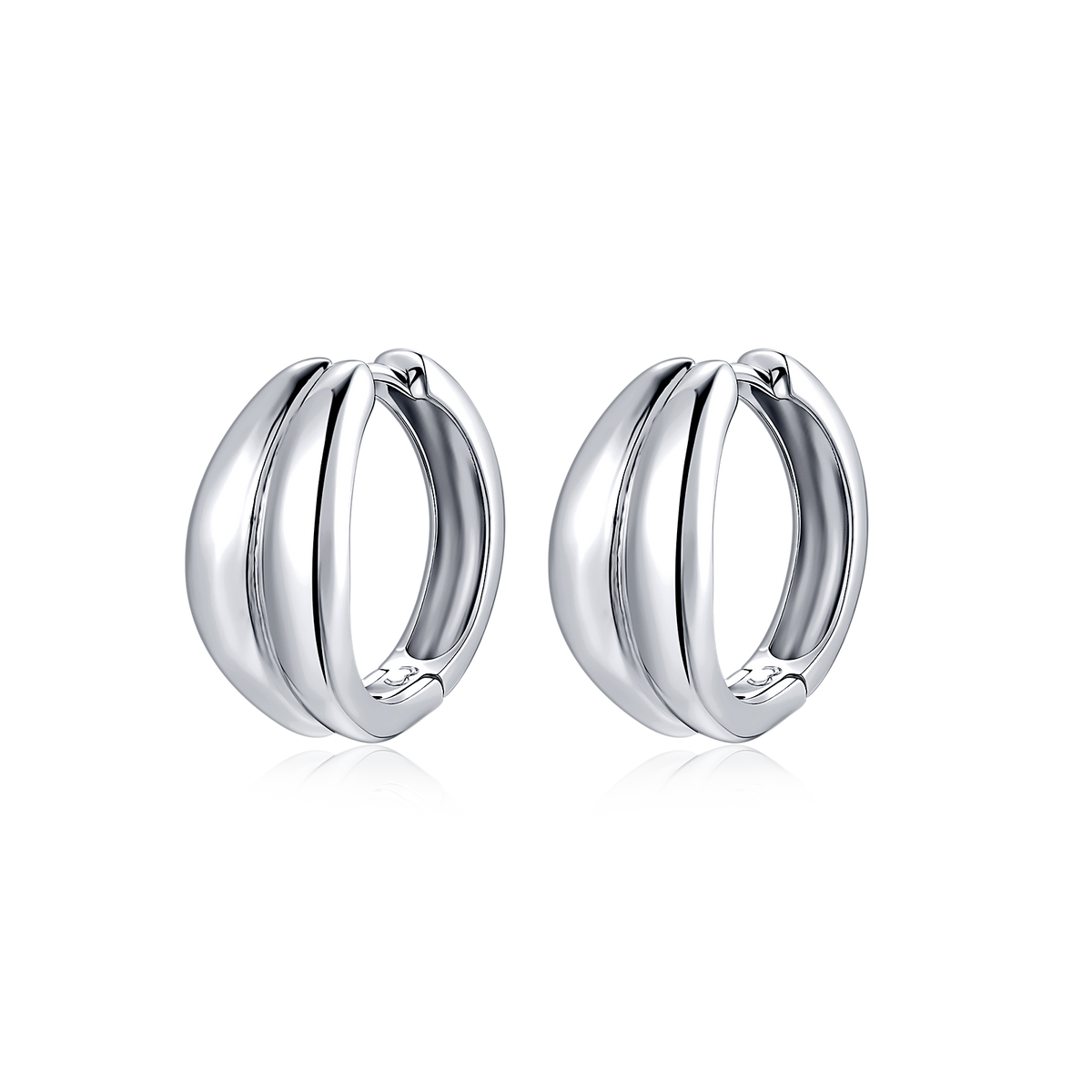 Boucles d'oreilles Anneaux Couple - LaMaisonDesBijoux