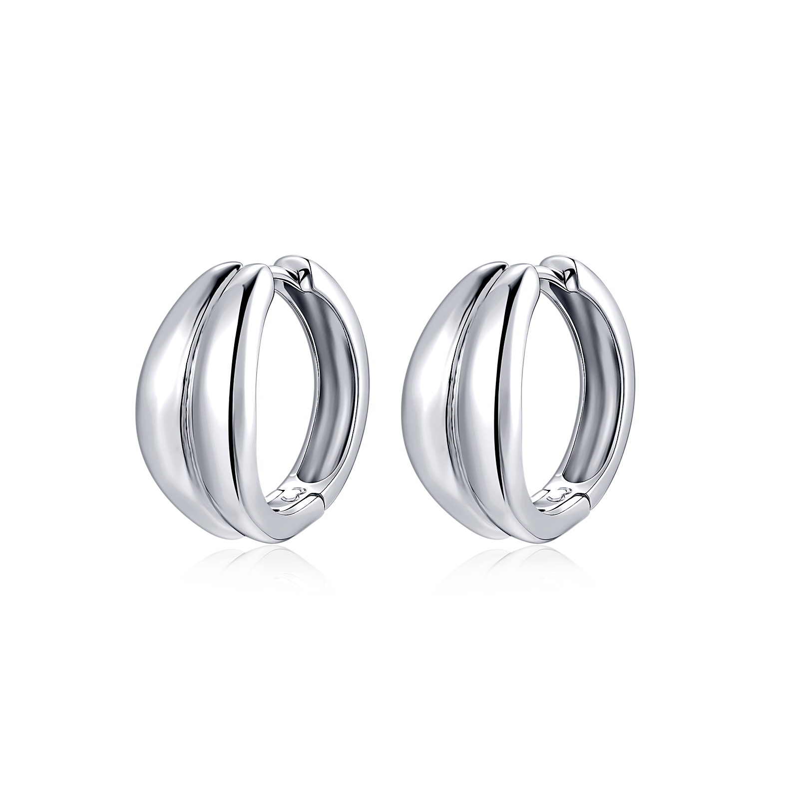 Boucles d'oreilles Anneaux Couple - LaMaisonDesBijoux