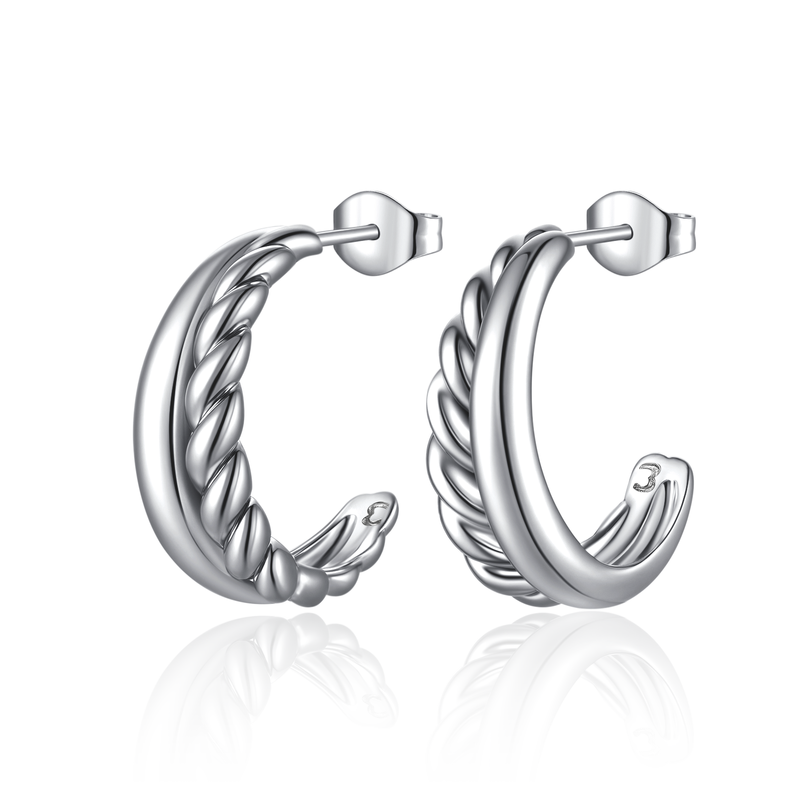 Boucles d'oreilles Texture