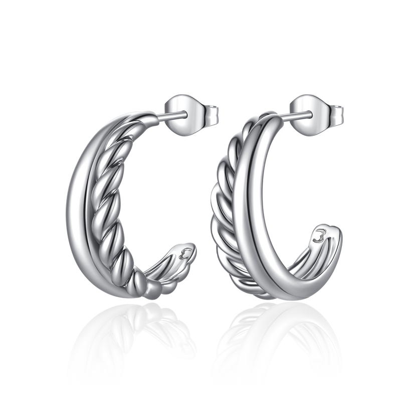 Boucles d'oreilles Texture - LaMaisonDesBijoux