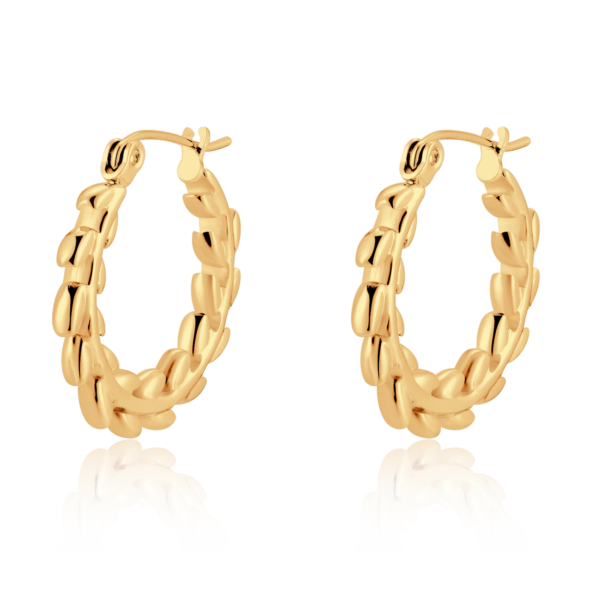 Boucles d'oreilles Anneaux Vis - LaMaisonDesBijoux