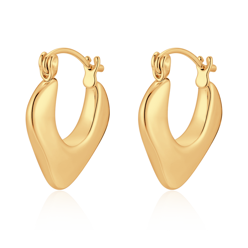 Boucles d'oreilles Anneaux Triangulaires - LaMaisonDesBijoux