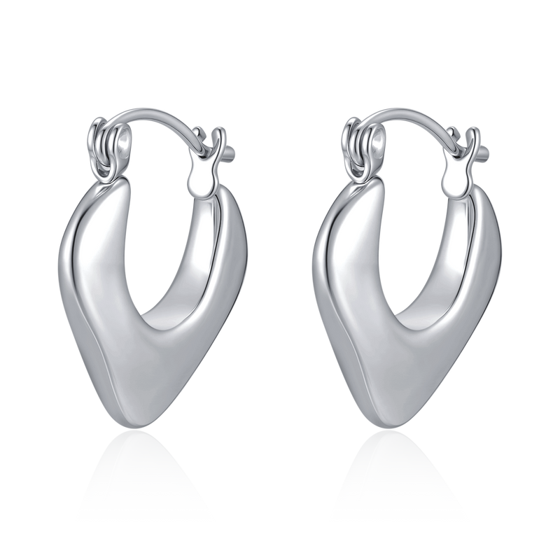Boucles d'oreilles Anneaux Triangulaires - LaMaisonDesBijoux