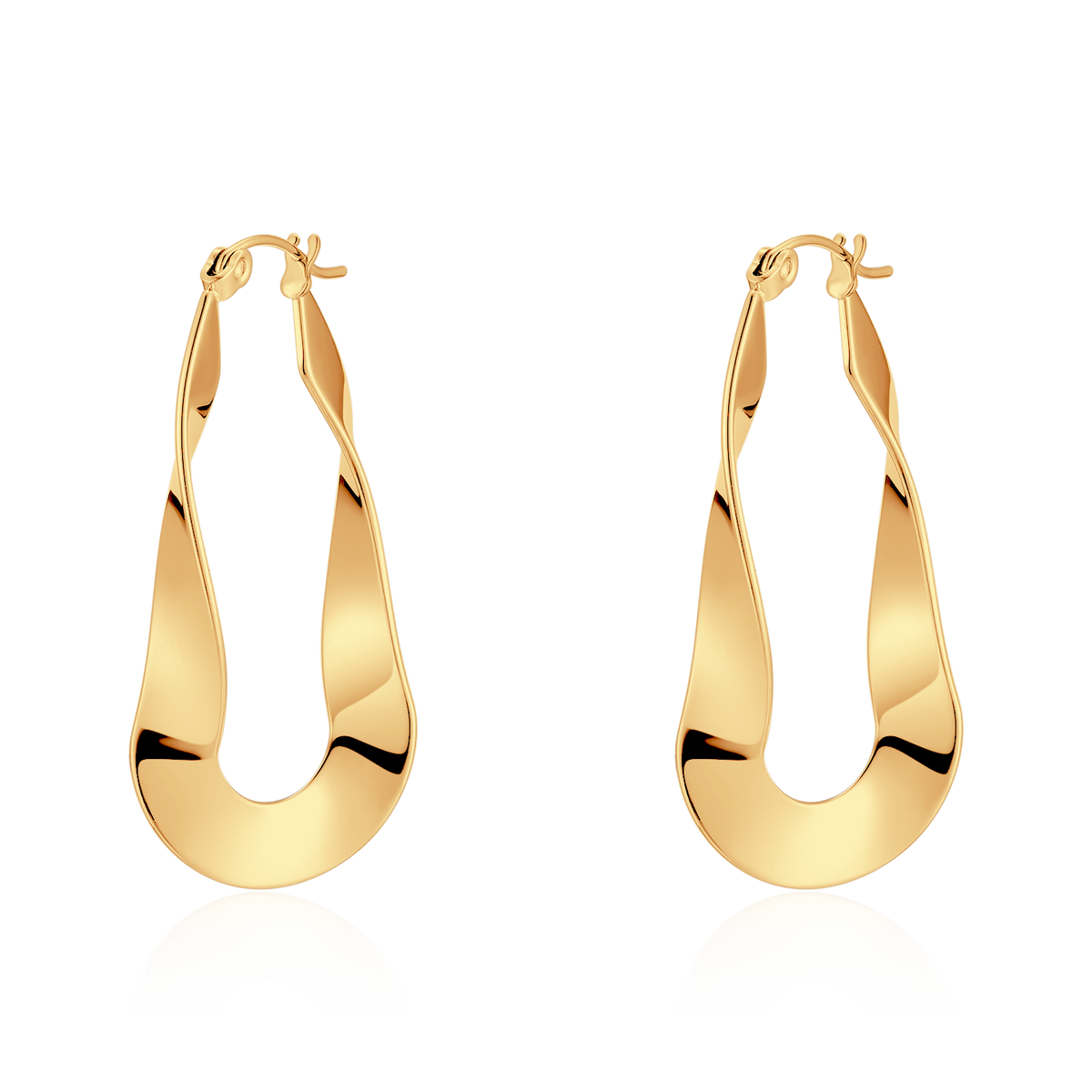 Boucles d'oreilles Anneaux Stylisé - LaMaisonDesBijoux