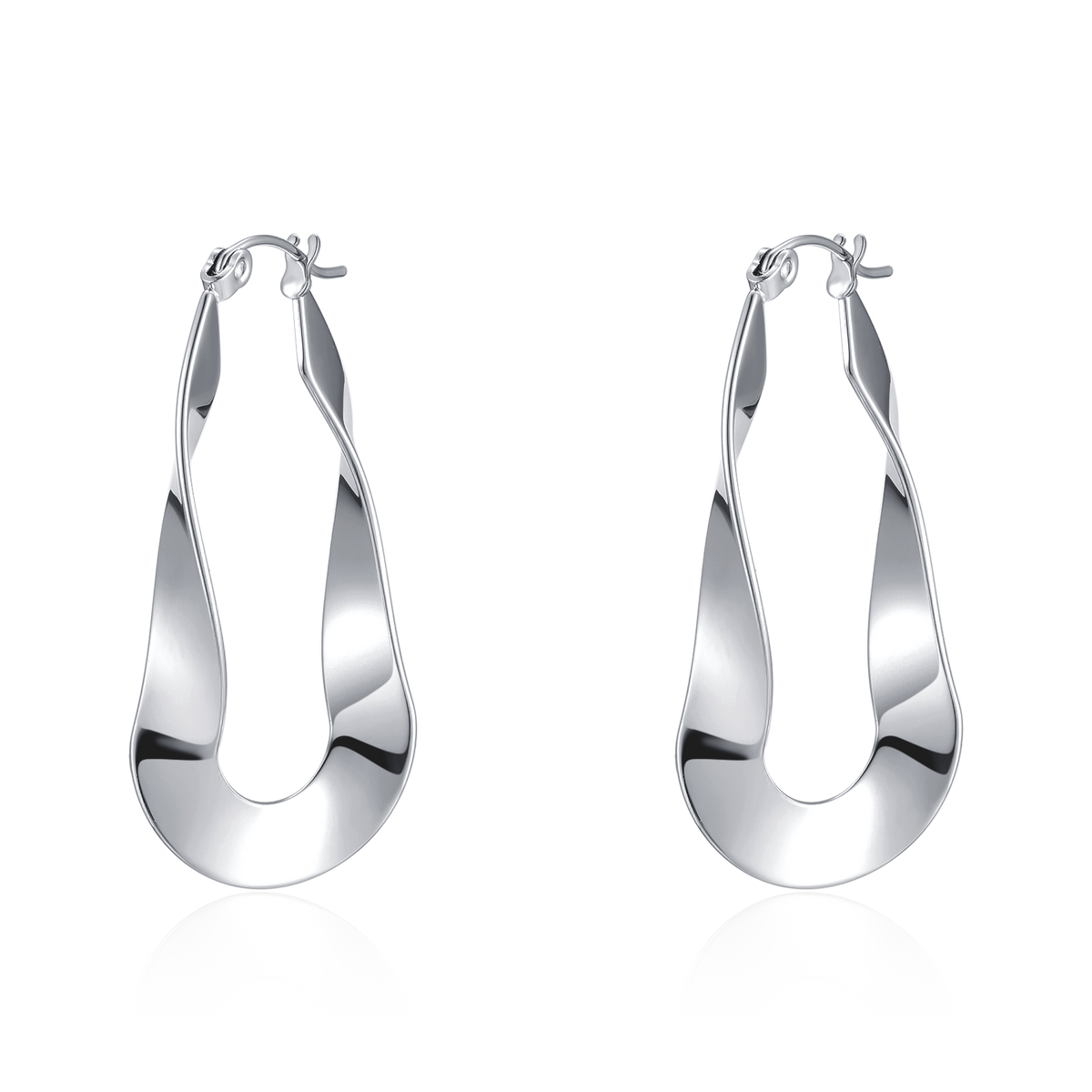 Boucles d'oreilles Anneaux Stylisé - LaMaisonDesBijoux