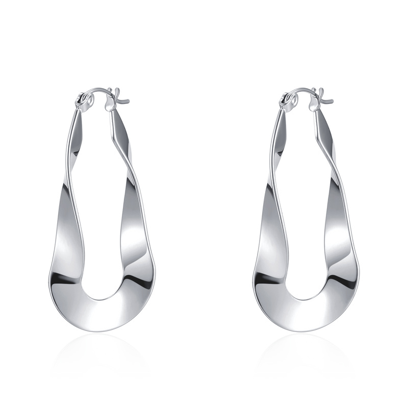 Boucles d'oreilles Anneaux Stylisé - LaMaisonDesBijoux
