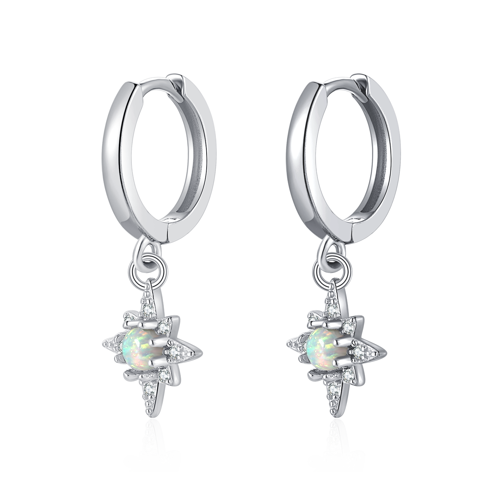 Adamantin-Ring-Ohrringe