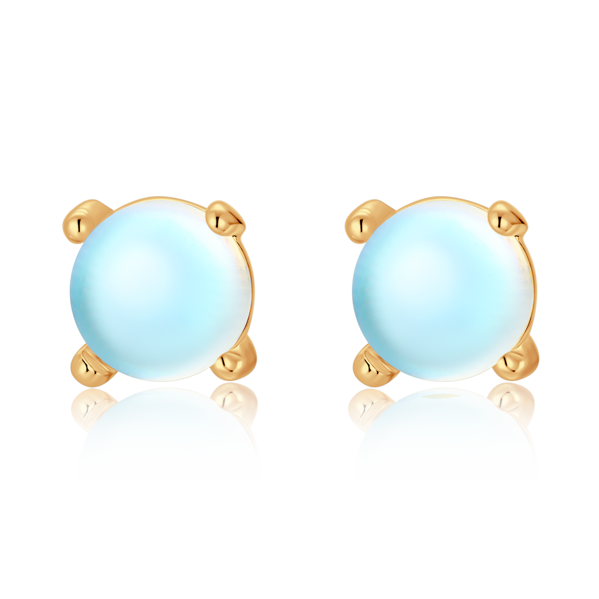 Boucles d'oreilles Orbes Bleus