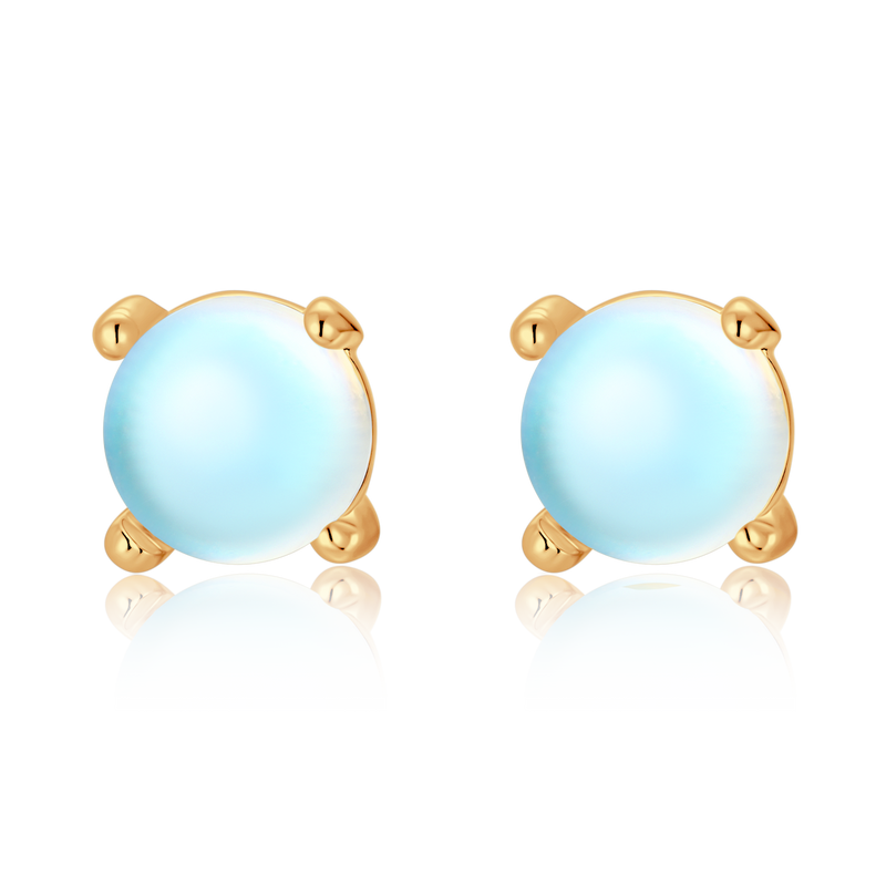 Boucles d'oreilles Orbes Bleus