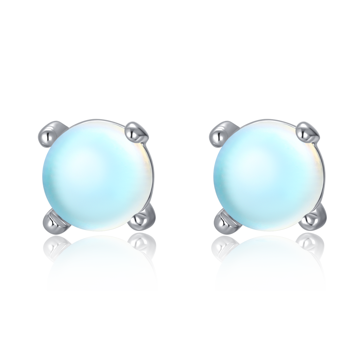 Boucles d'oreilles Orbes Bleus