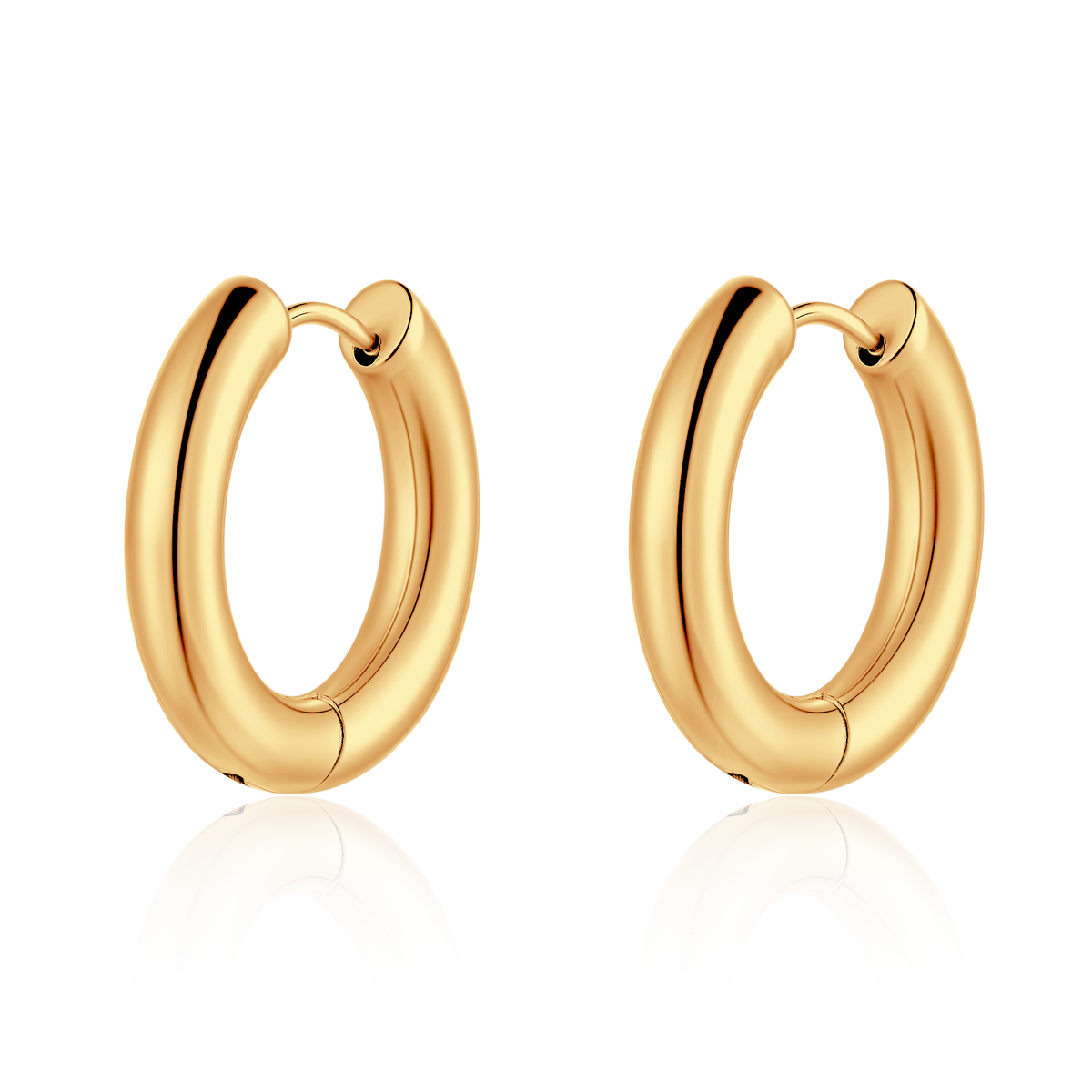 Roundabout Stahl Ohrringe