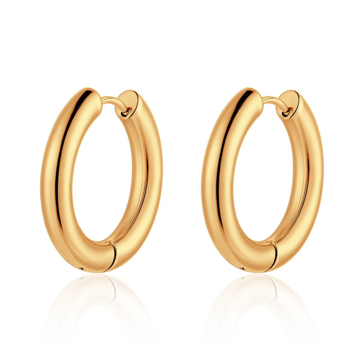 Roundabout Stahl Ohrringe