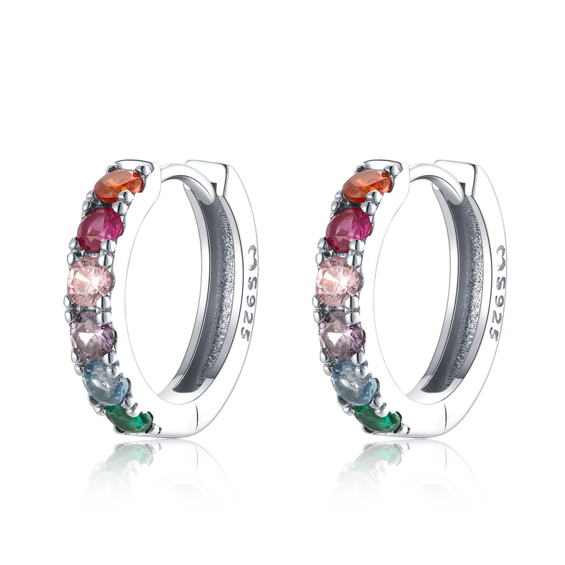 Boucles d'oreilles Anneaux Chromatique