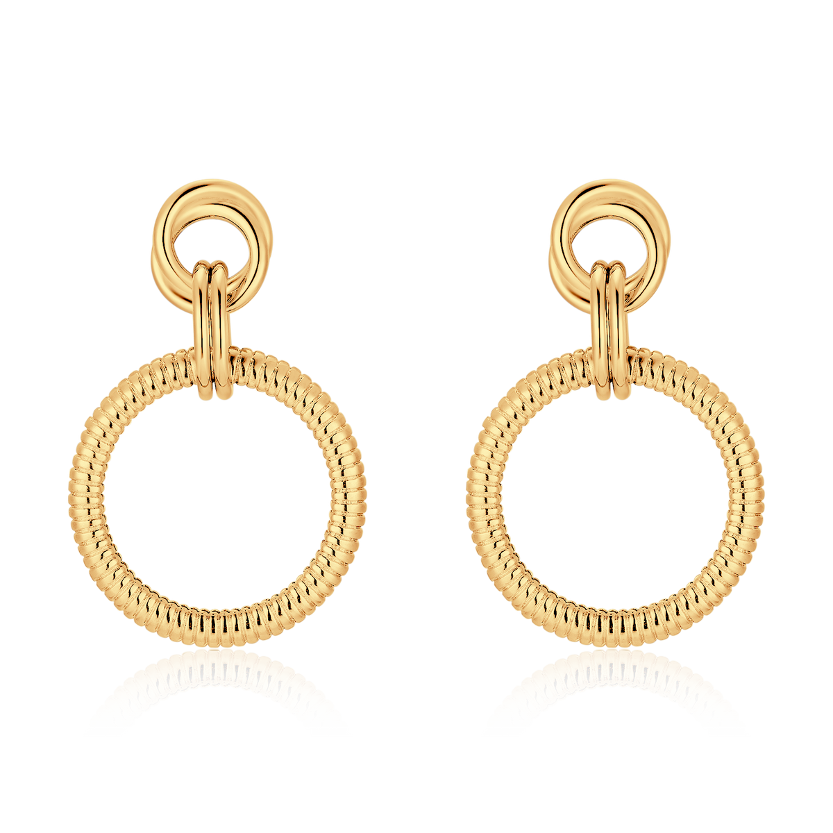 Duplán Ringe Ohrringe