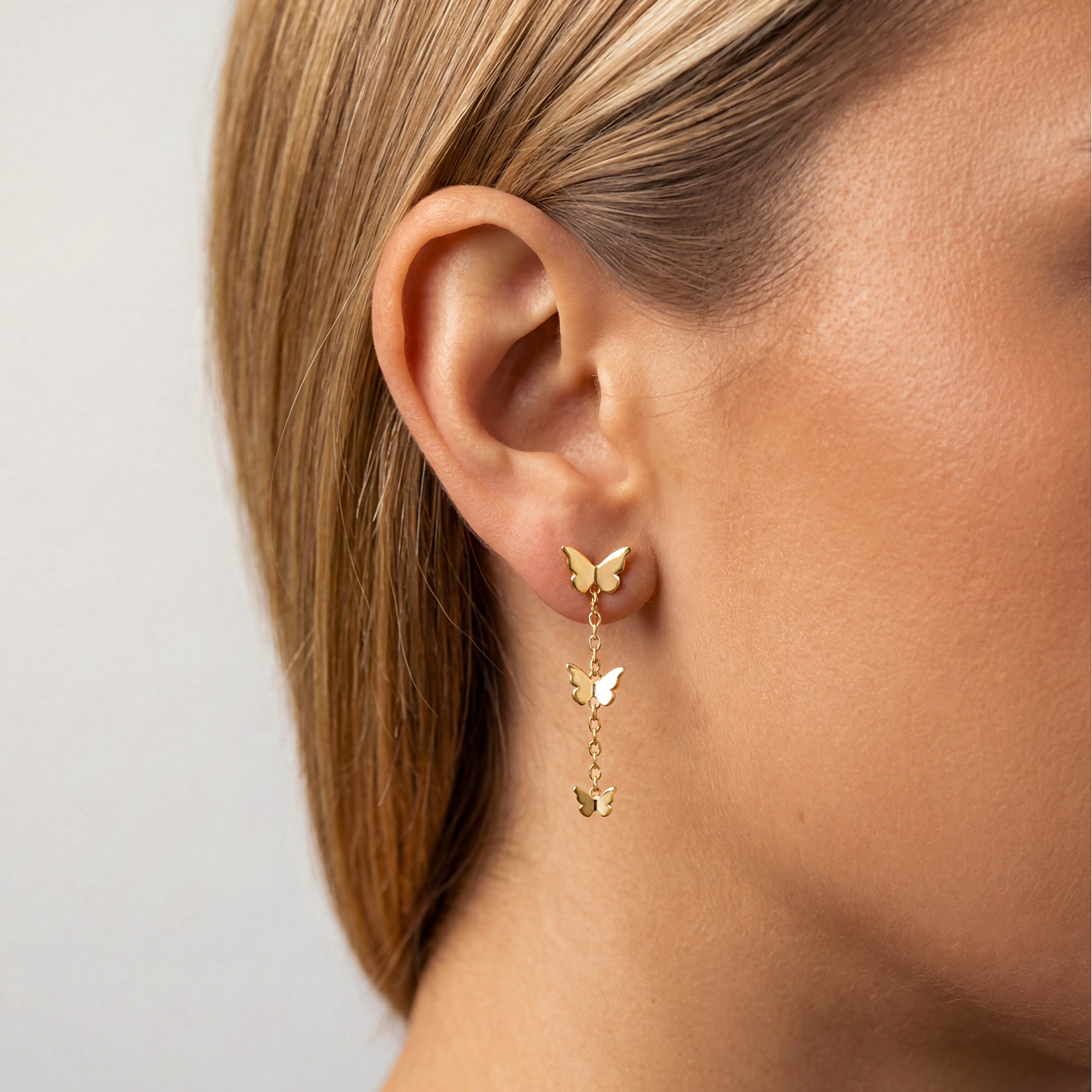 Duplán Ringe Ohrringe