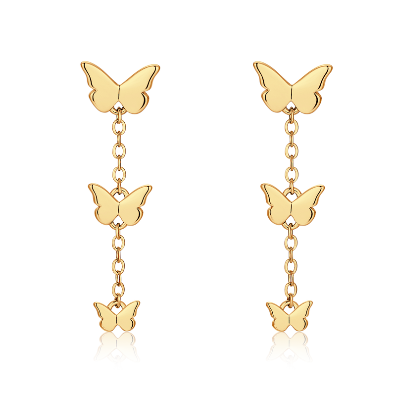 Boucles d'oreilles Papillon Renaissance