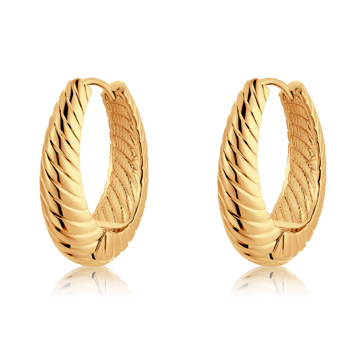Duplán Ringe Ohrringe