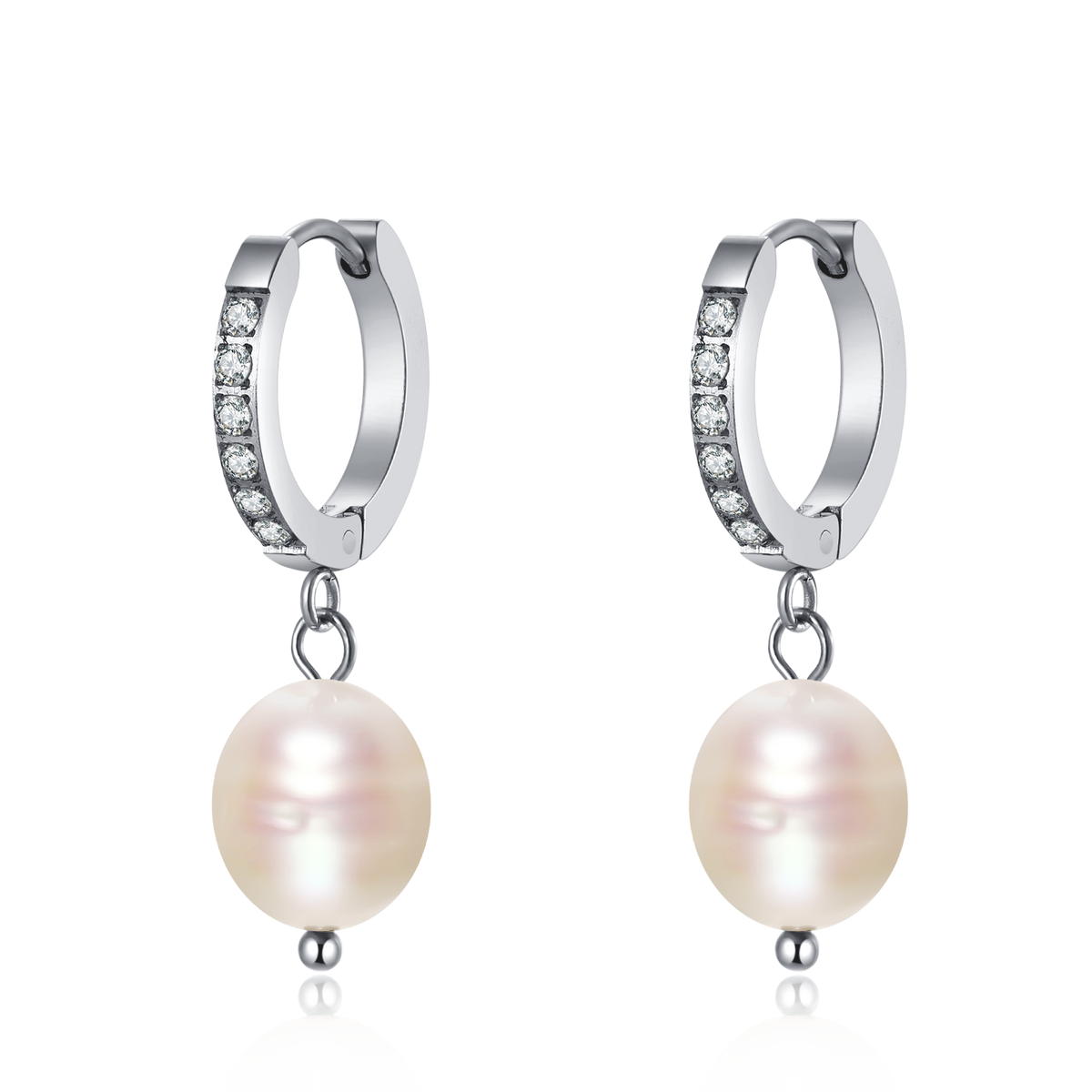 Boucles d'oreilles Anneaux Perle Nuances
