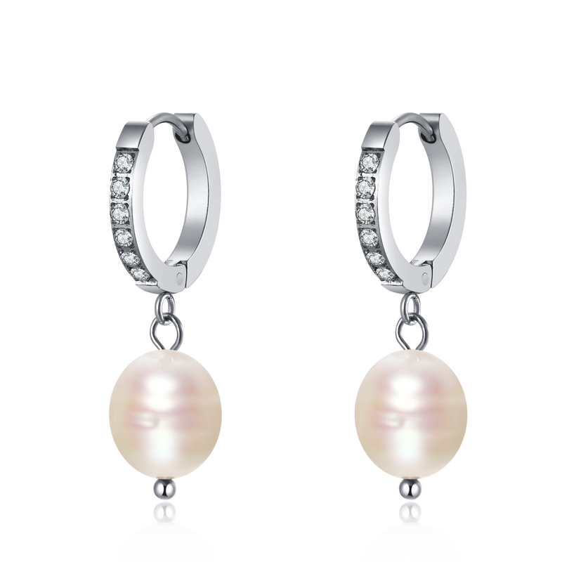 Boucles d'oreilles Anneaux Perle Nuances