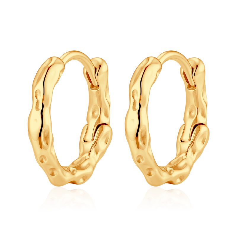 Boucles d'oreilles Anneaux Ondulations