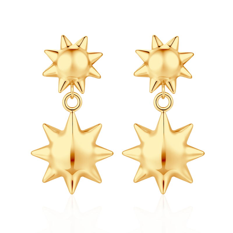 Boucles d'oreilles Étoilées