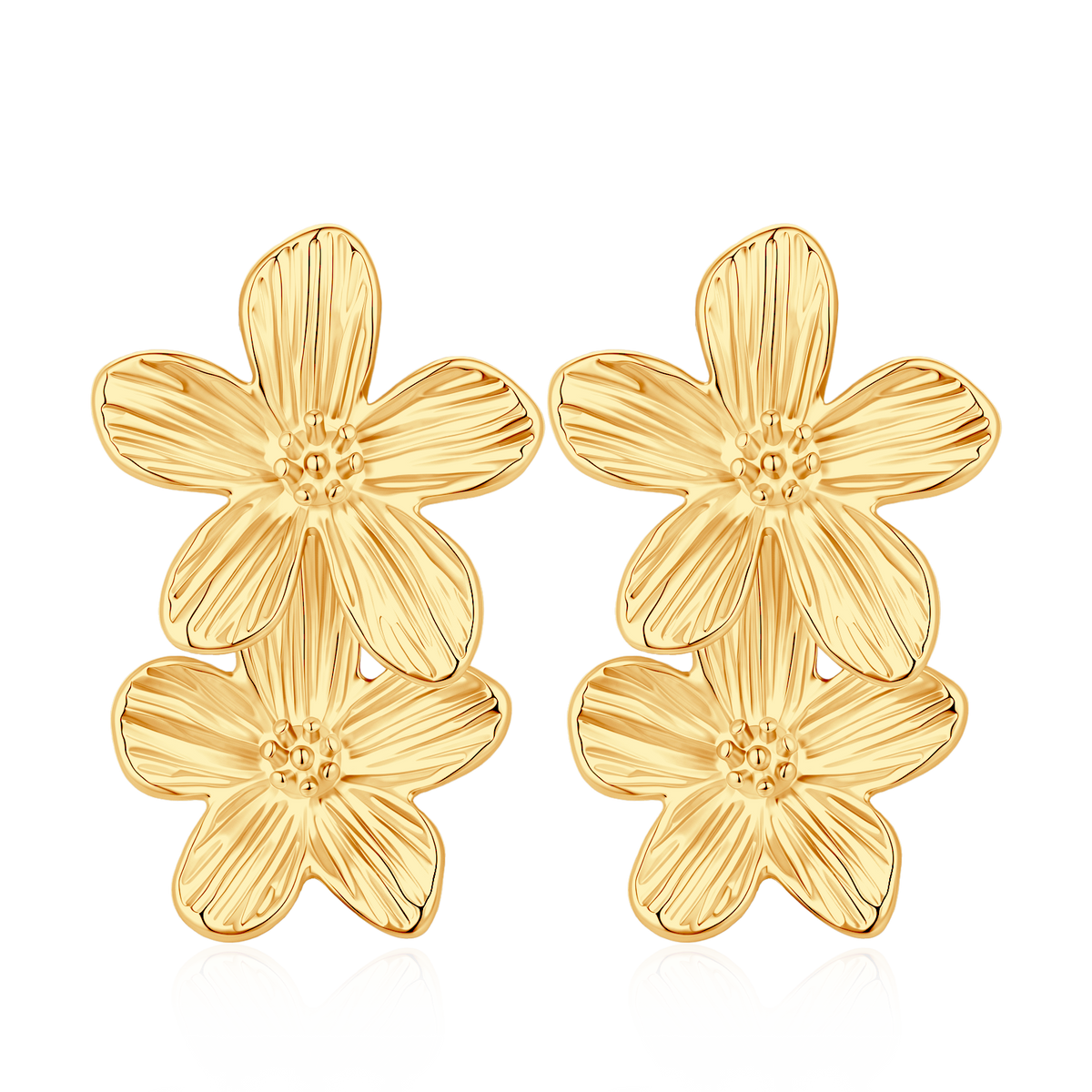 Boucles d'oreilles Cinq Pétales