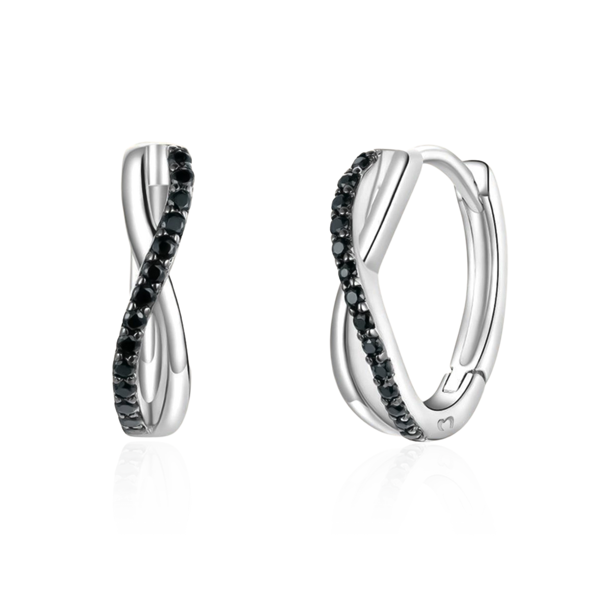 Boucles d'oreilles Charbon - LaMaisonDesBijoux