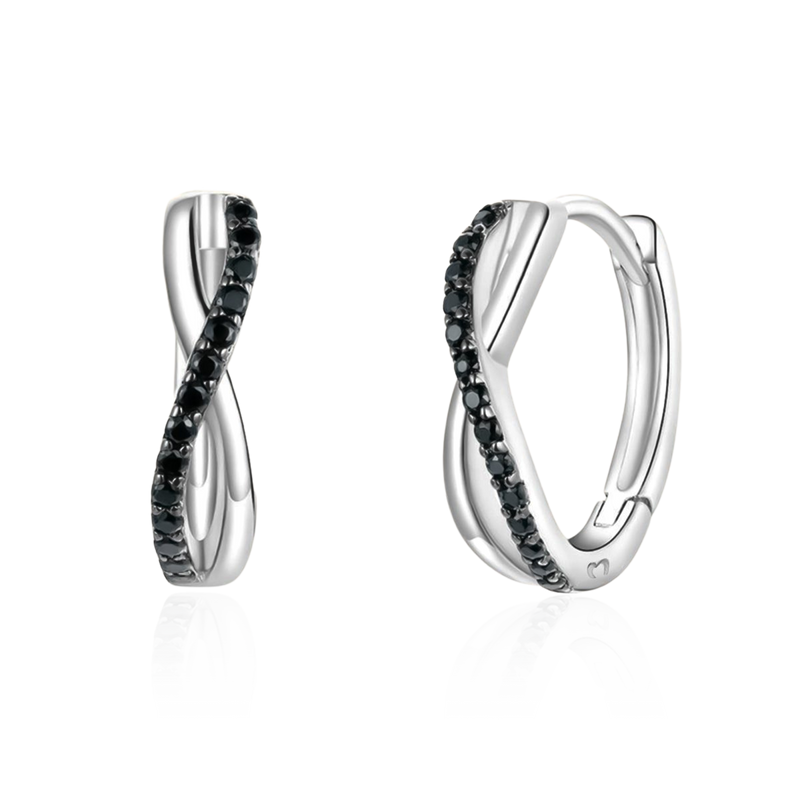 Boucles d'oreilles Charbon - LaMaisonDesBijoux