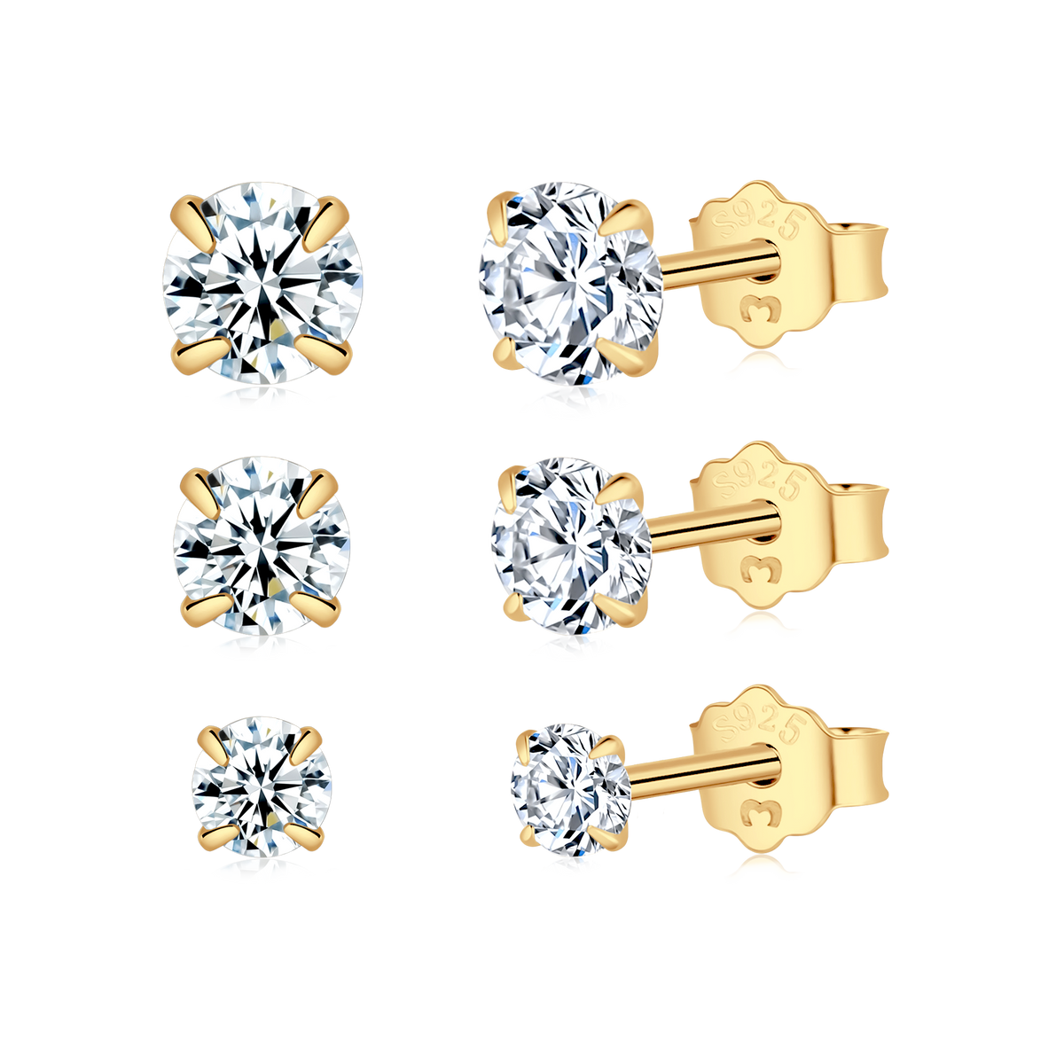 Boucles d'oreilles Petite Zircone - LaMaisonDesBijoux