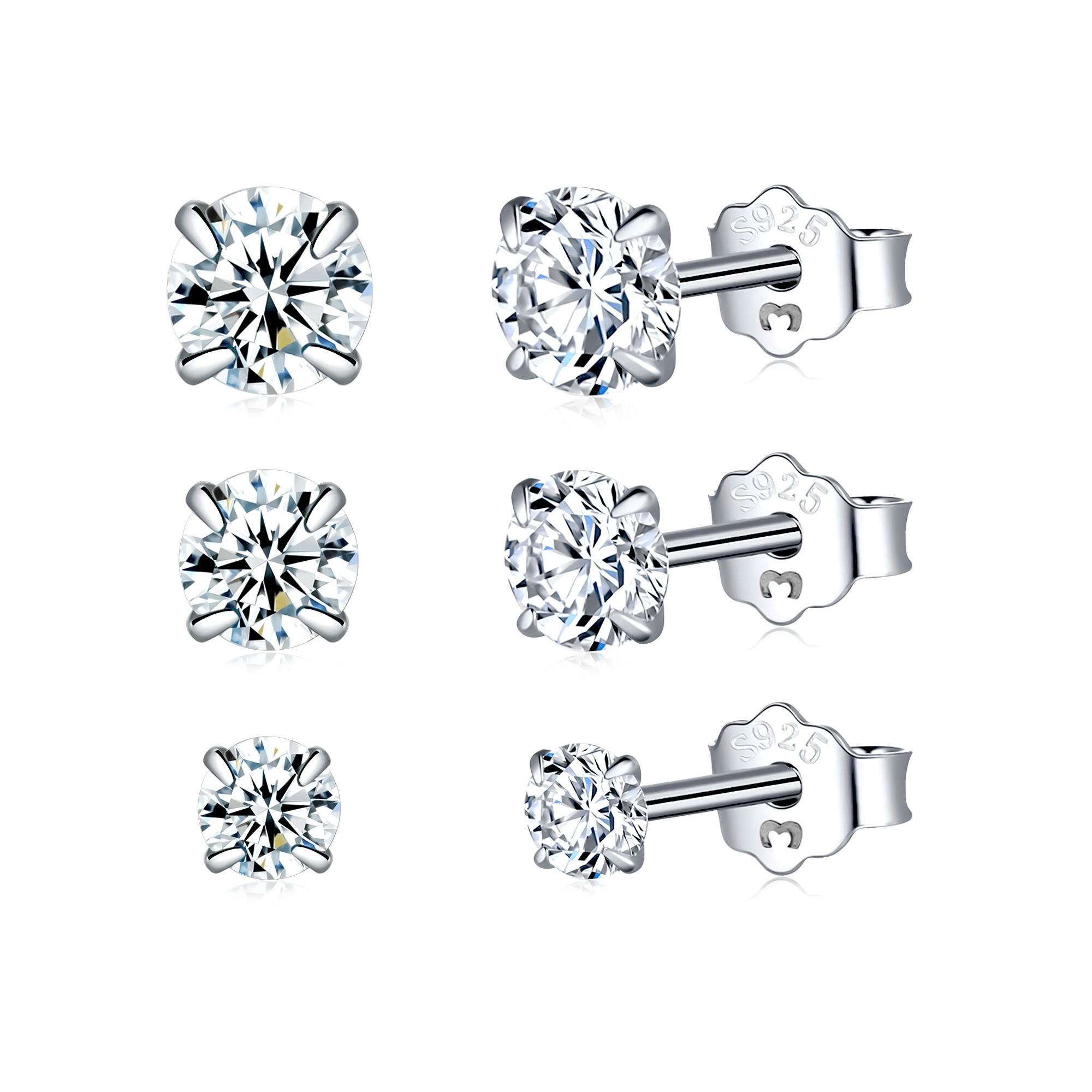 Boucles d'oreilles Petite Zircone