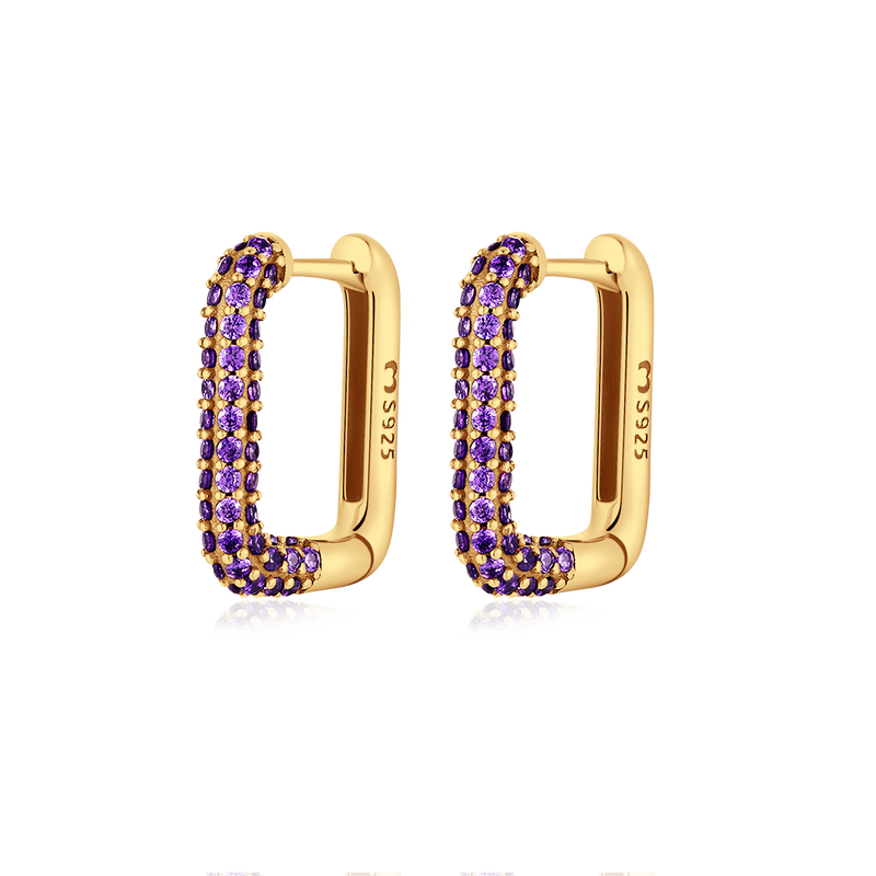Boucles d'oreilles Attelage Brillant - LaMaisonDesBijoux